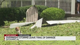 Severe storms cause damage to parts of Kansas City metro @fox4kc