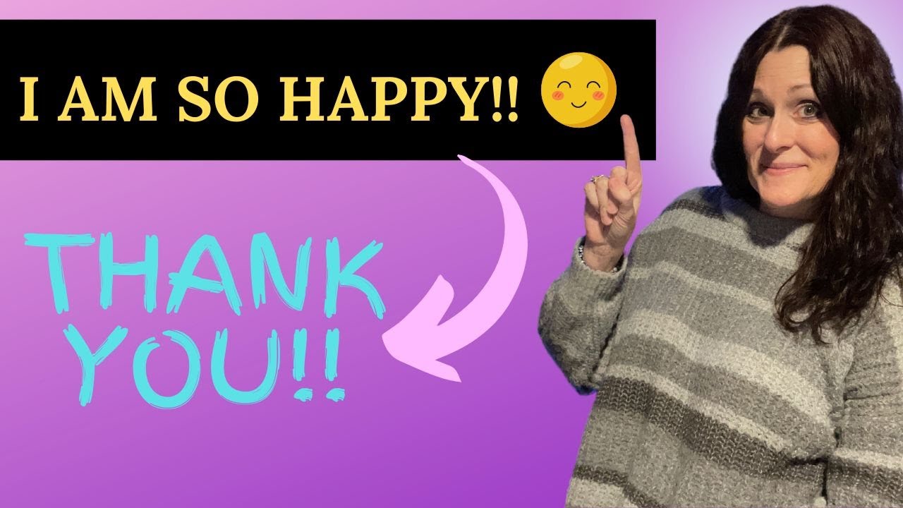 THANK YOU!! This made me SO HAPPY! - YouTube