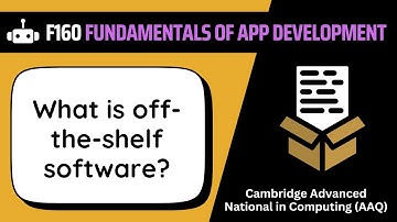 Off-the-Shelf Software | 1.3.3a | OCR AAQ | Application Development | F160