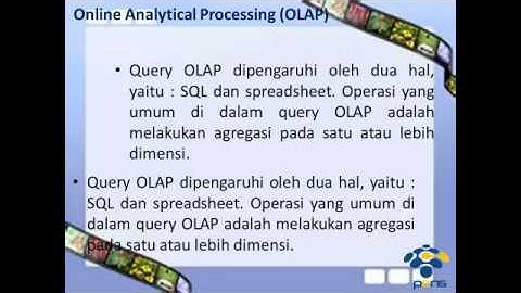 Teori 13-Data Warehousing  dan Decision Support.mp4
