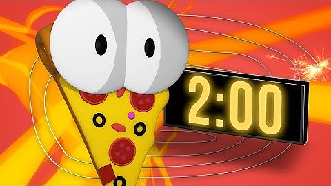 COUNTDOWN to Detonation! 2 Minute Pizza 🍕 fuse bomb 💣 timer