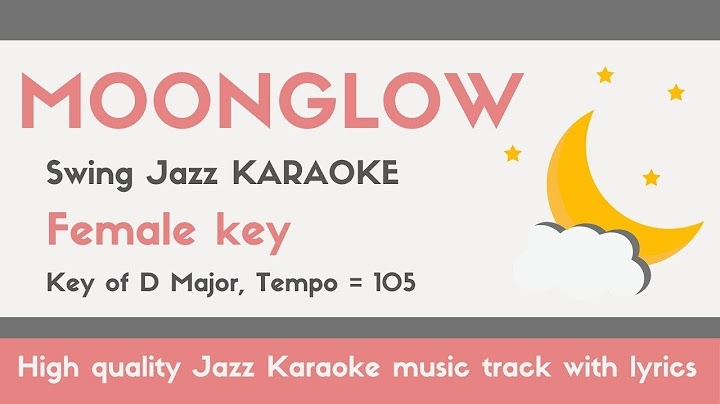 Moonglow Karaoke version - Karaoke performance video thumbnail