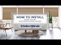 How to Install Inside Mount Wood/Faux Wood Blinds