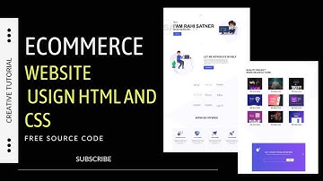 Complete Portfolio website using HTML and CSS | #websitedesign @creativetutorial69