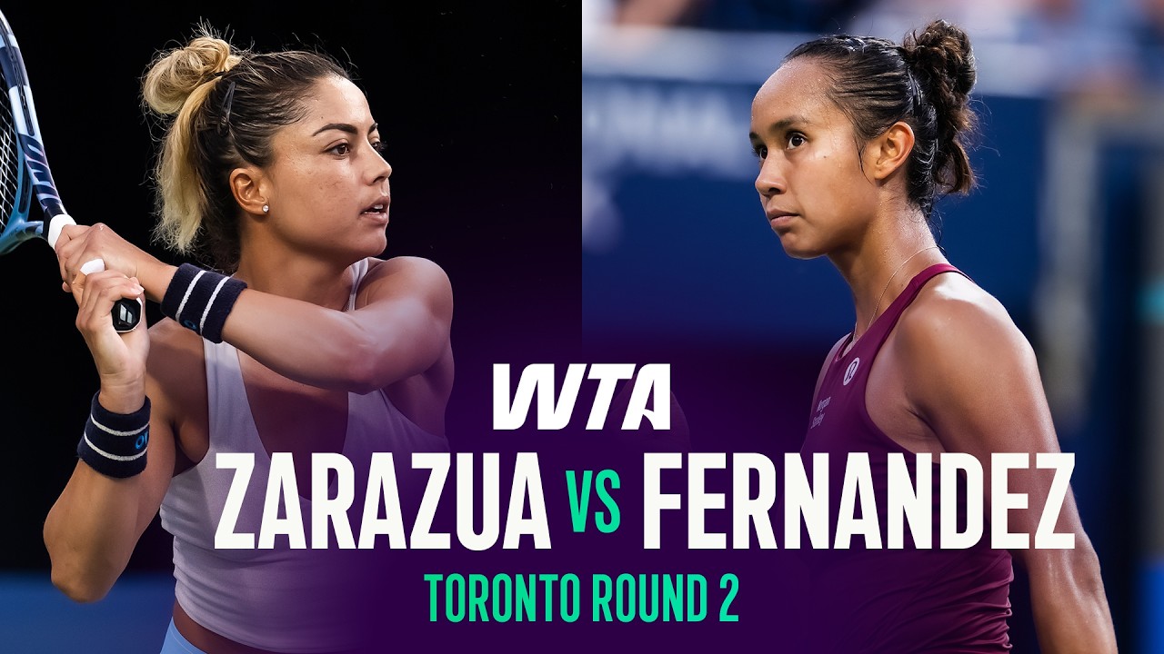 Renata Zarazua vs. Leylah Fernandez | 2026 Toronto Round 2 | WTA Match Highlights