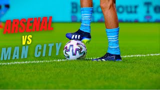 Arsenal 1-0 Man City Highlights | Premier League  Efootball PES 21| GamePlay La Liga 22/21