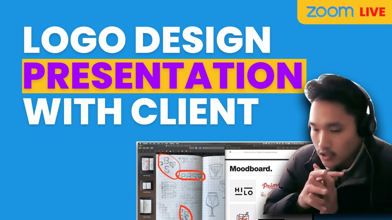 Presenting Logo Design Concepts to Client (Live on Zoom) YouTube
