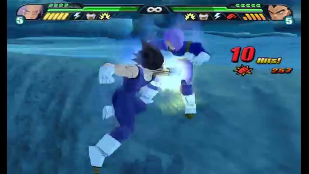 Trunks vs Vegeta (2nd Form) YouTube