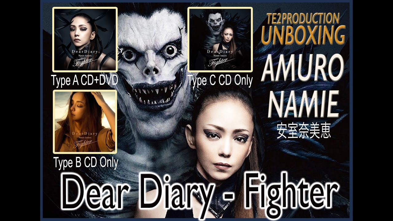 Unboxing Namie Amuro 安室奈美恵 Dear Diary Fighter Single Youtube Unboxing Namie Amuro 安室奈美恵 Dear Diary Fighter Single Youtube