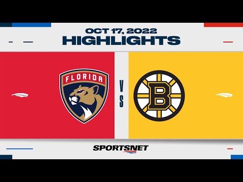 NHL Highlights | Panthers vs. Bruins - October 17, 2022