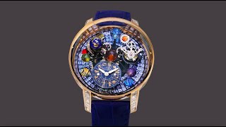 The Jacob & Co.  Astronomia Solar Icy Blue Baguette Sapphires