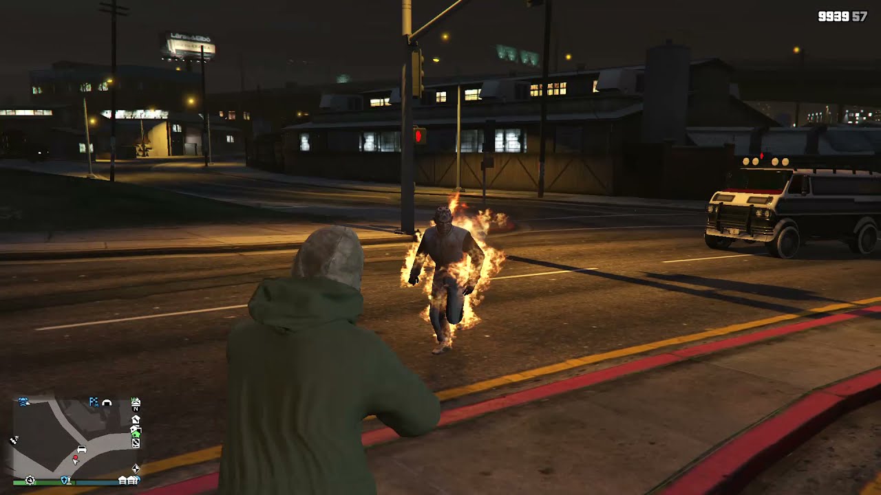 GTA Online (GTA 5) Halloween event 2021, creepy hunted slasher in