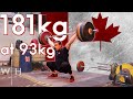 Boady Santavy 172kg Snatch 'Triple' and 181kg PR Snatch