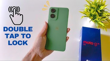 Dubbeltikken inschakelen om te vergrendelen in Moto g35 5g | Gebaar voor het in-/uitschakelen van...