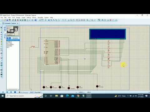 Digital Clock with the help of Proteus and Keil