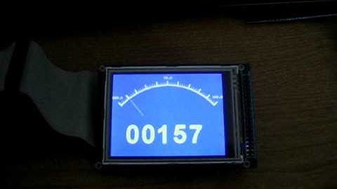 3.2" TFT LCD Panel Meter Test
