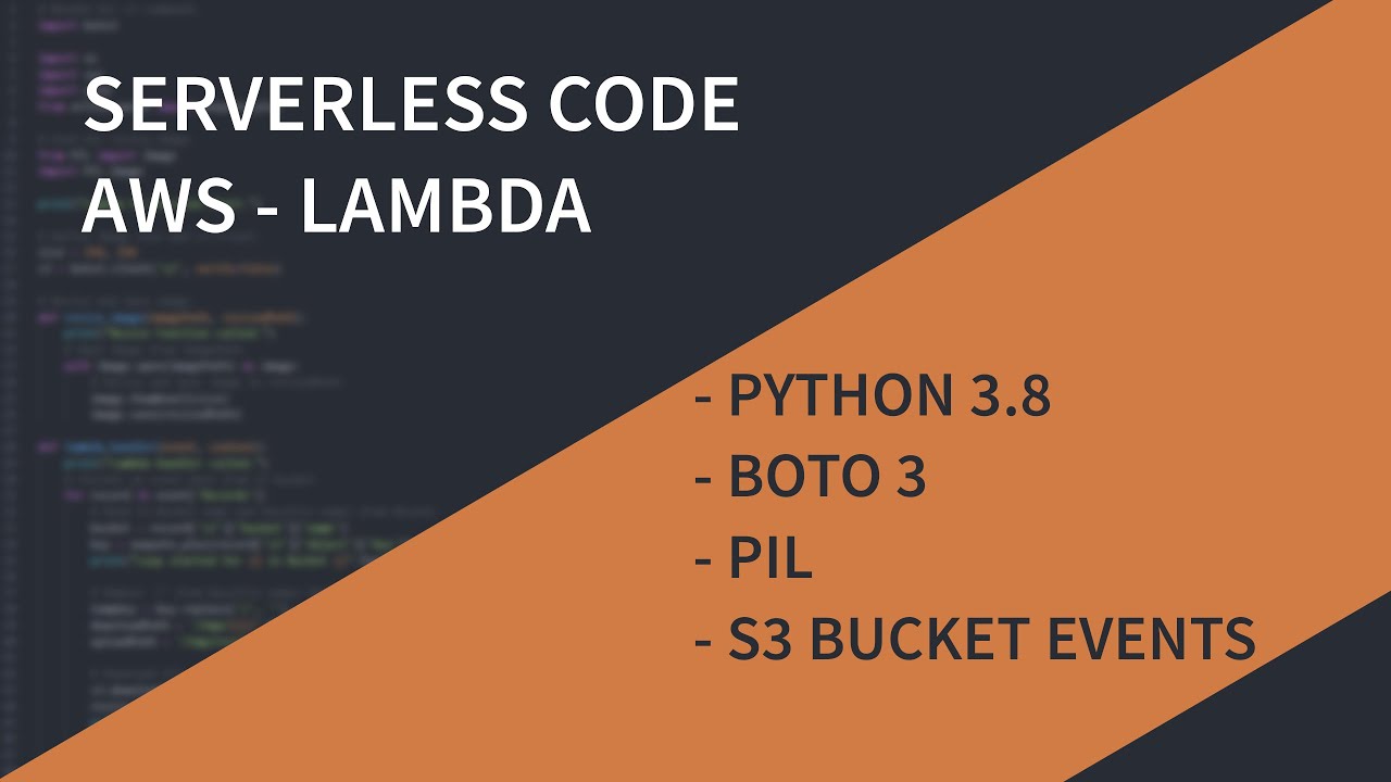 AWS Lambda with Python in 8 Minutes! | Getting Started With Serverless ...