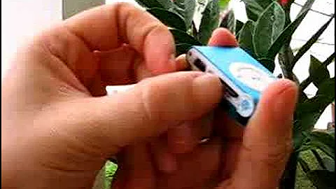 How to insert Micro SD card to MP3 Player
