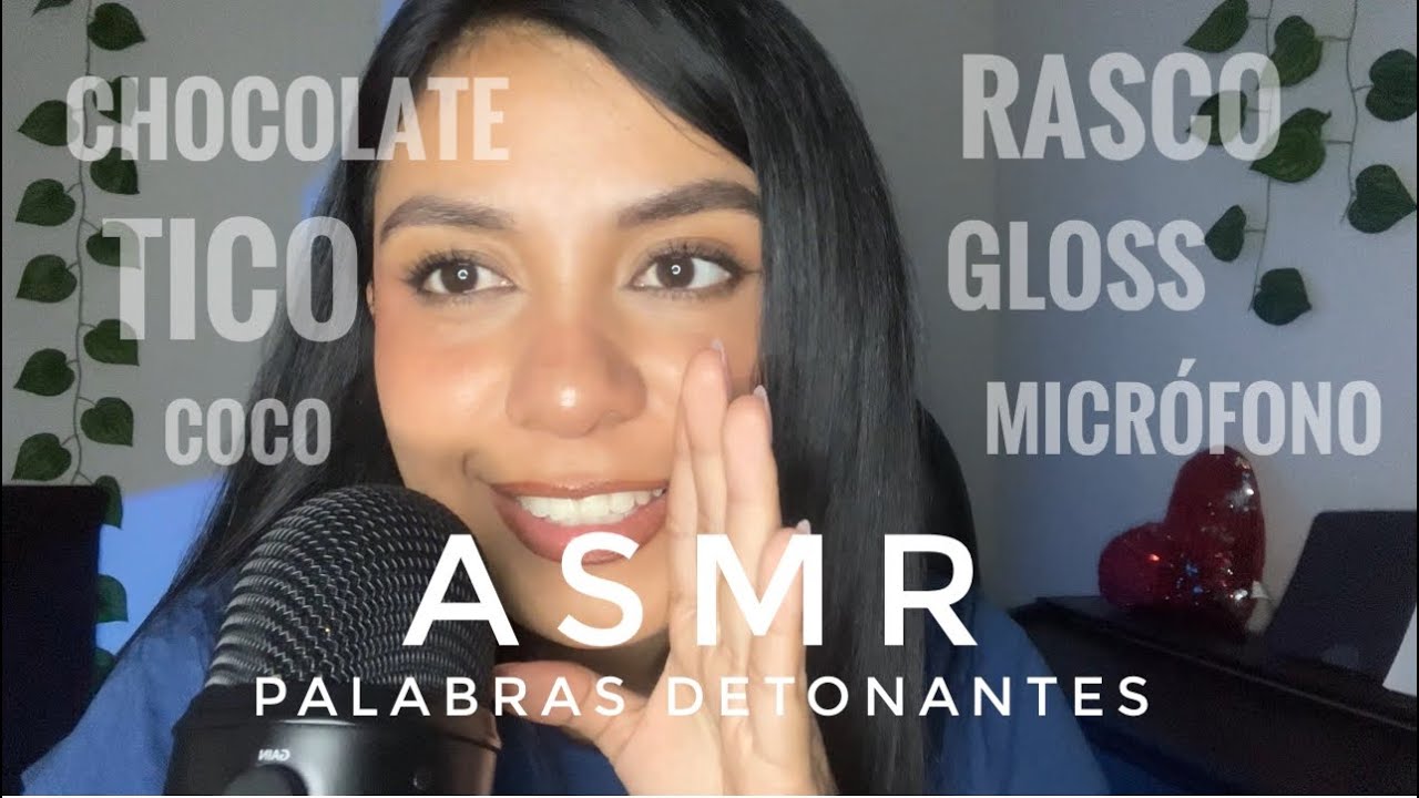 ASMR PALABRAS DETONANTES 🗣️ asmr en español para dormir plácidamente 😍 😴 #asmr #asmrvideo #relax