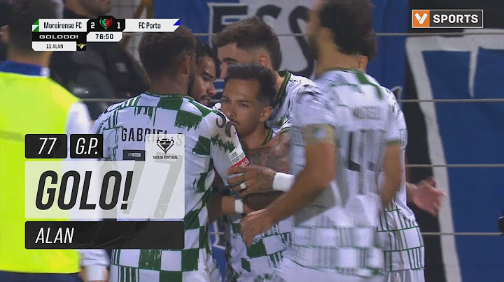 Golo Alan: Moreirense (2)-1 FC Porto (Taça de Portugal 24/25)