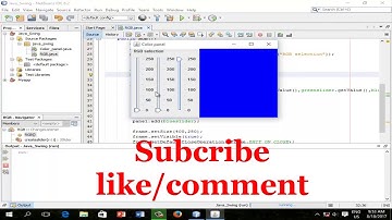 JAVA JSlider Tutorial for beginners