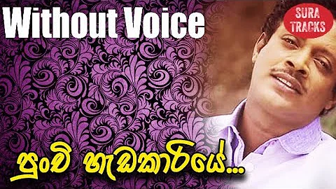 Punchi Hadakariye Karaoke Without Voice Sinhala Songs Karaoke Asanka Priyamantha Peris Karoke