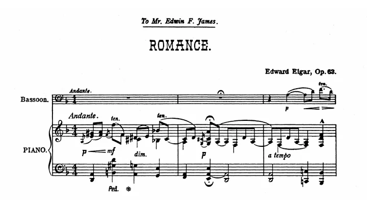 Sir Edward Elgar: Romance, Op. 62 (1910)