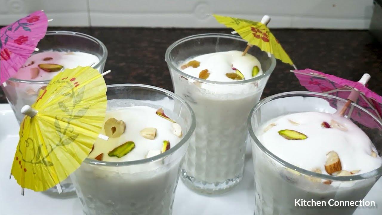 Learn how to make delicious Litchi Shake at home // घर पे स्वादिष्ट