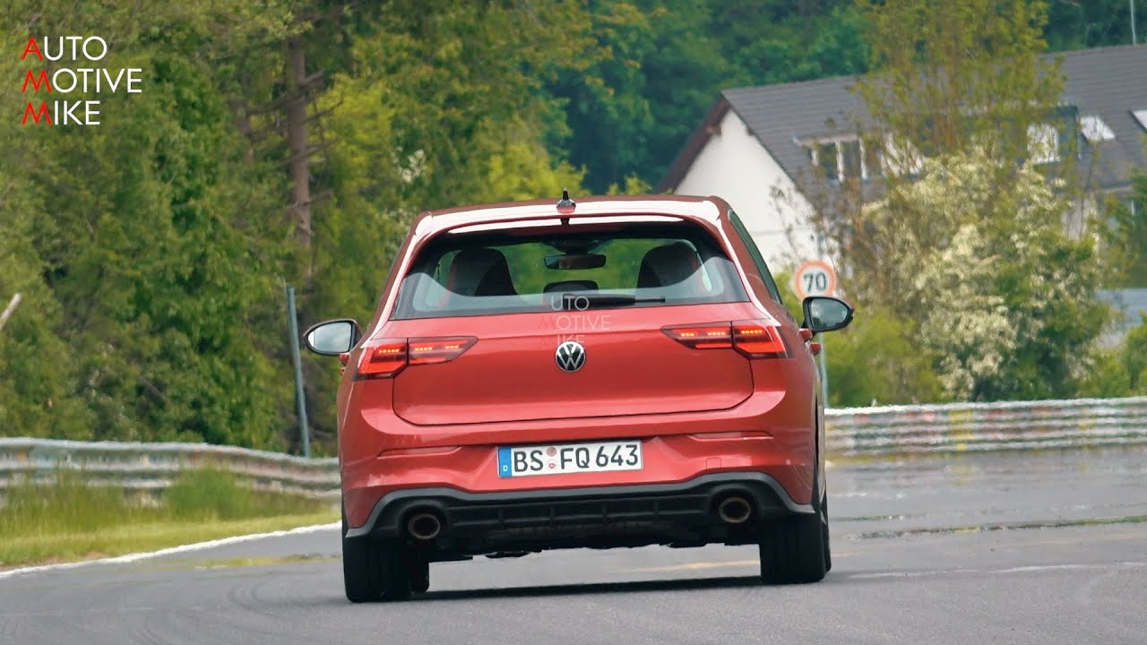 2021 VOLKSWAGEN GOLF 8 GTI TCR SPIED TESTING ON THE NÜRBURGRING 