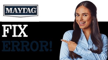 How To Fix Maytag Washer F0E9 Error Code (2025)