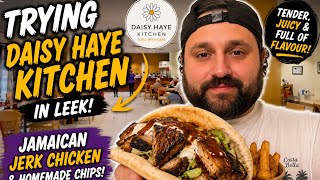 Trying food from daisy haye kitchen in leek Staffordshire