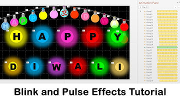 Happy Diwali Animation in PowerPoint | Blink and Pulse Effects Tutorial | Power of PowerPoint