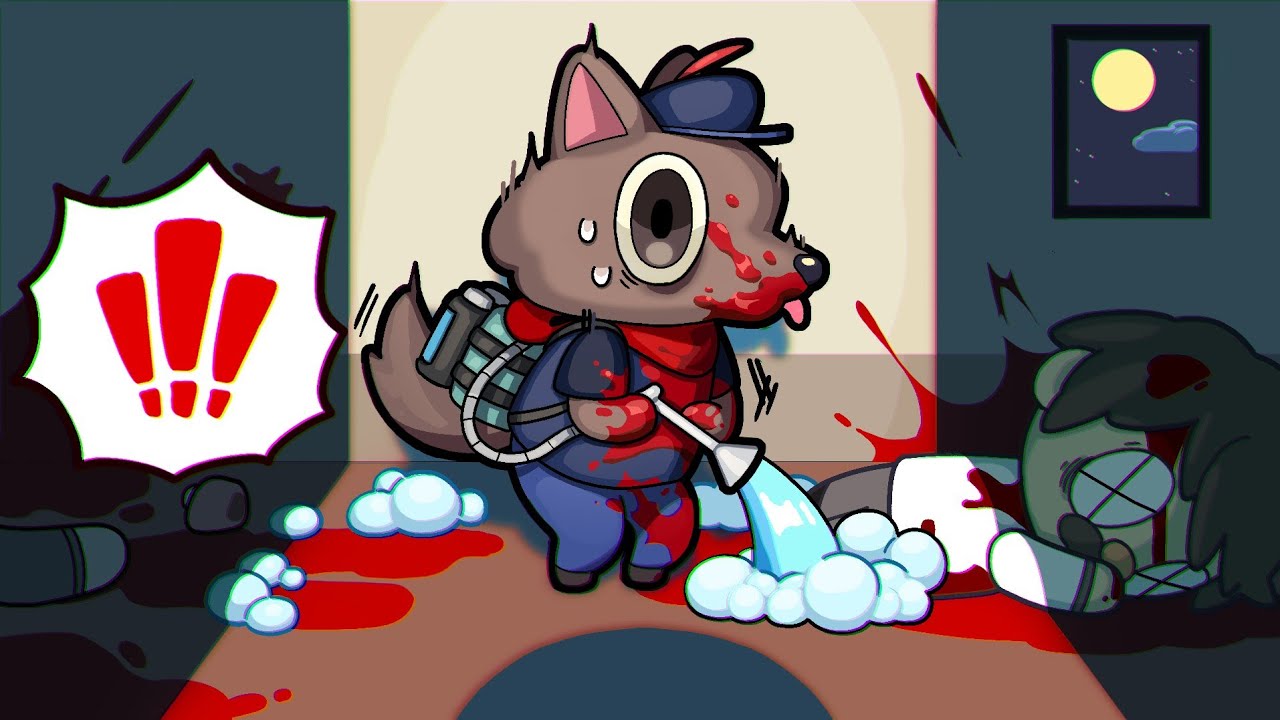 보름달이 뜨면 살인충동을 억제할수 없는 늑대인간 청소부 (웨어클리너 / Werecleaner)