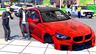 ОТЕЦ И СЫН В GTA 5 - МОЙ БРАТ РАЗБИЛ МОЮ БМВ ! ОТЕЦ В ШОКЕ ! МАШИНА В ТОТАЛ ? ⚡ ГАРВИН