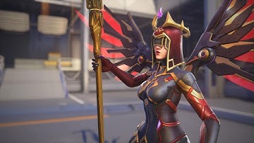 Infinite Seer Mercy skin showcase