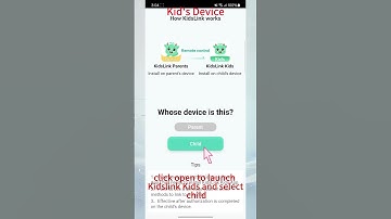 KidsLink Parental Control Pairing Tutorial
