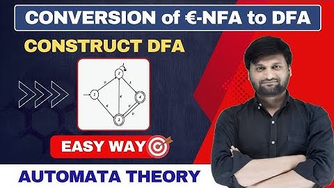 Epsilon ε-NFA to DFA Conversion with Example | Eliminate Epsilon ε Moves | TOC | Automata | TAFL