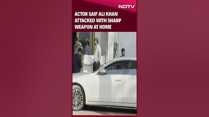 Saif Ali Khan Attacked | Actor Saif Ali Khan Attacked With Sharp Weapon At Home, Hospitalised
