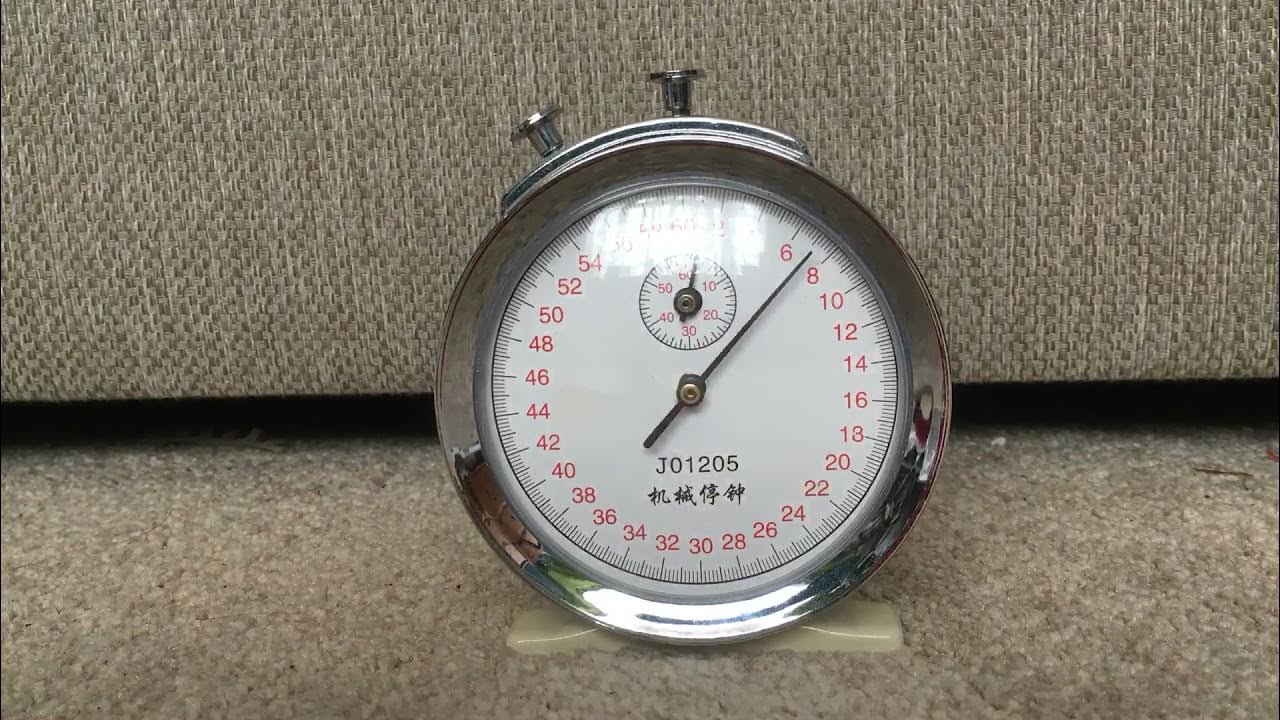 Time lapse of an analogue clock ⏰ YouTube