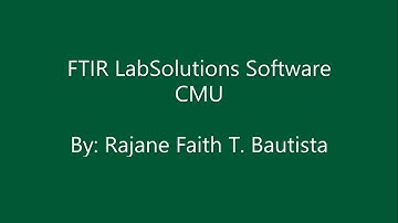 FTIR LabSolutions Part 2