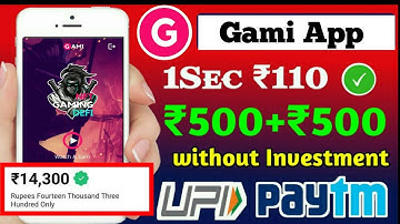 Gami App Unlimited trick | Daily Earning $140+$140 Free |New Crypto Airdrop Today|Live Payment proof