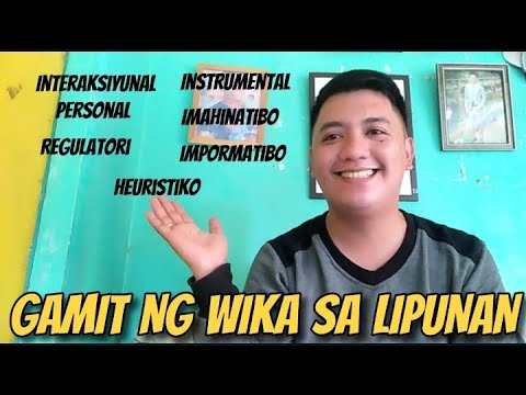 GAMIT NG WIKA sa LIPUNAN | SHS