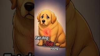 fat dog die young#dog health tips #shorts