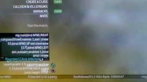 MW2 UAV and AIM ASSIST HACKS 2012  (PS3 ONLY)