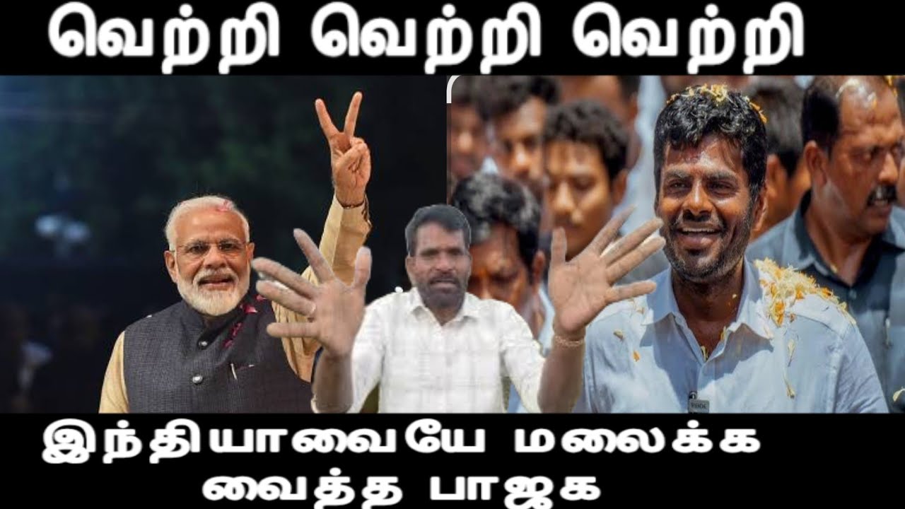 இந்தியாவையே திரும்பி பார்க்க வைத்த பாஜகவின் விஸ்வரூப வெற்றி கொண்டாடி தீர்க்கும் தொண்டர்கள் 