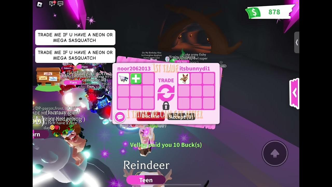 Trading new cotton candy stand in adopt me YouTube