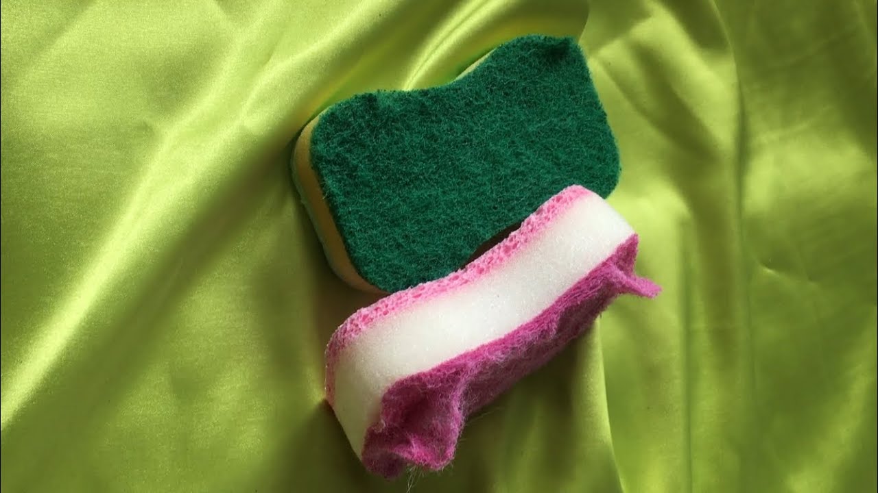 Dry Crispy Ripping🌞Asmr Sponge