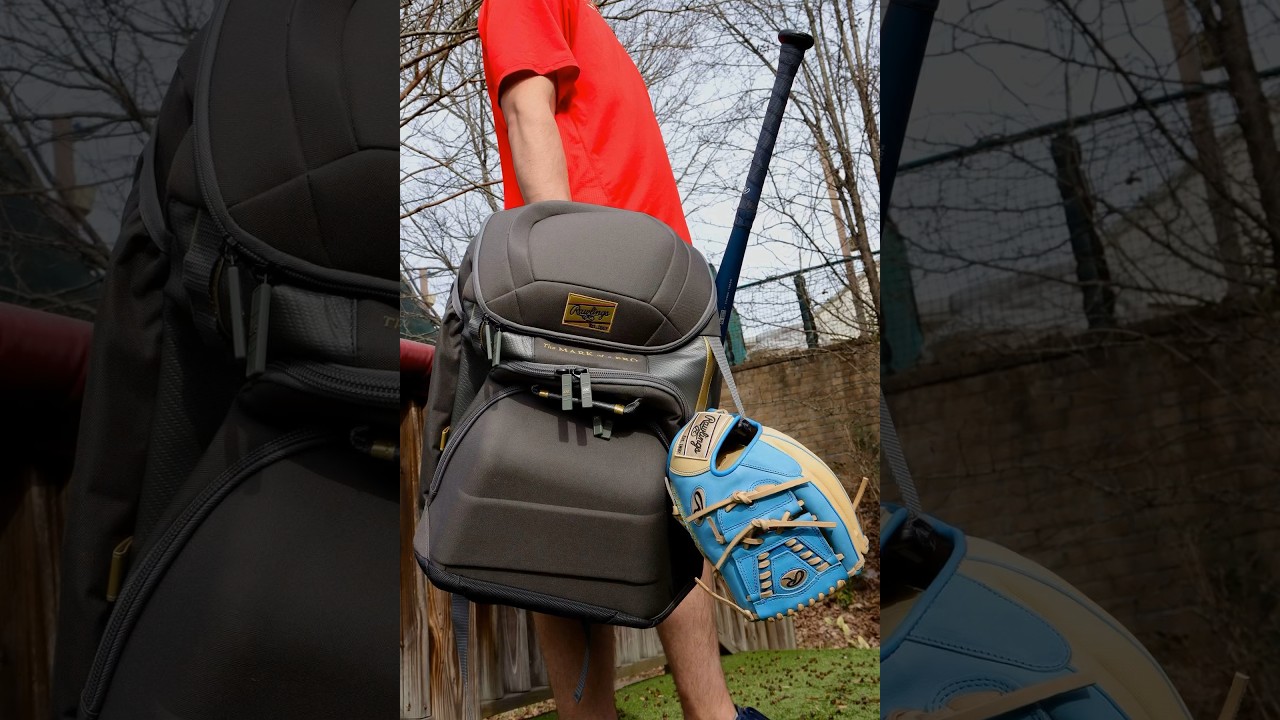 Let the gold labels do the talking… Rawlings Gold Collection backpack