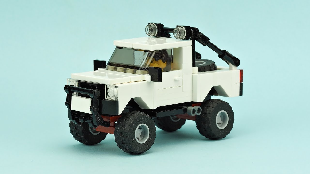 Lego Off Road Pickup Moc Building Instructions Youtube