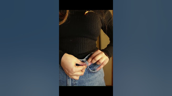 Loose jeans? Fit it using hair elastic